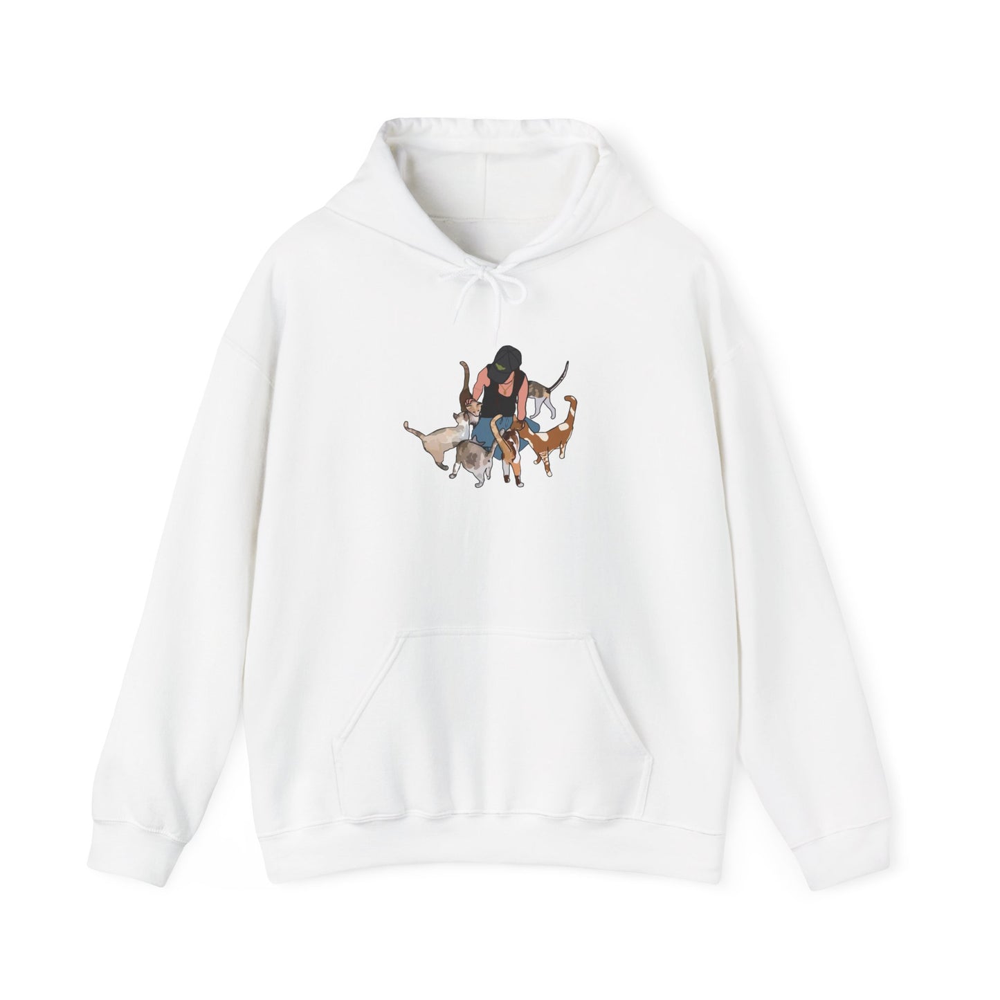 Cat Lady Hooded Sweatshirt