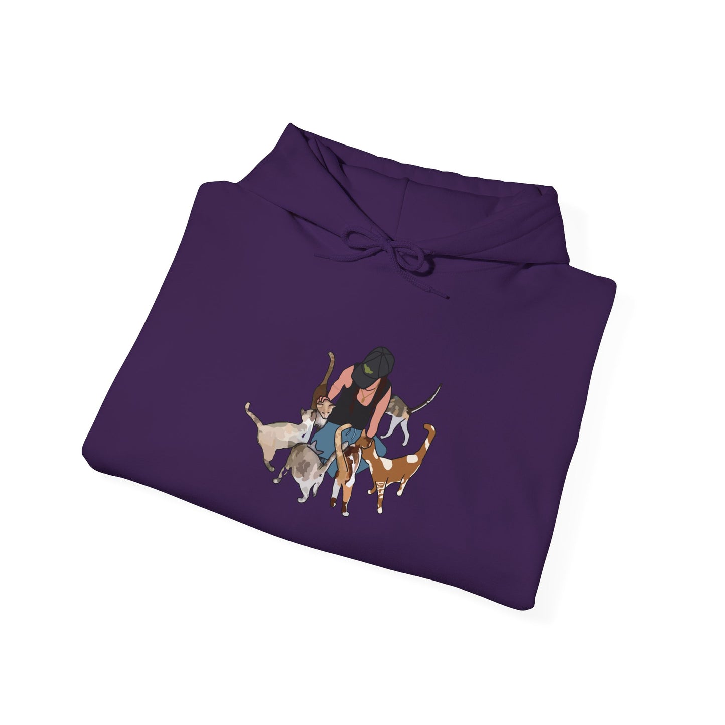 Cat Lady Hooded Sweatshirt