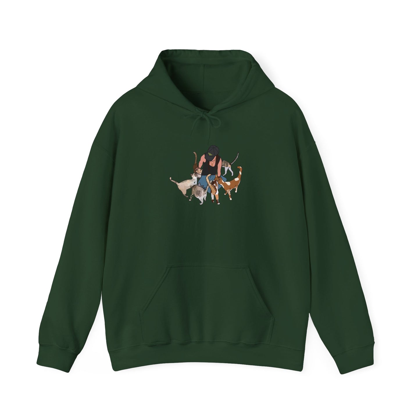 Cat Lady Hooded Sweatshirt