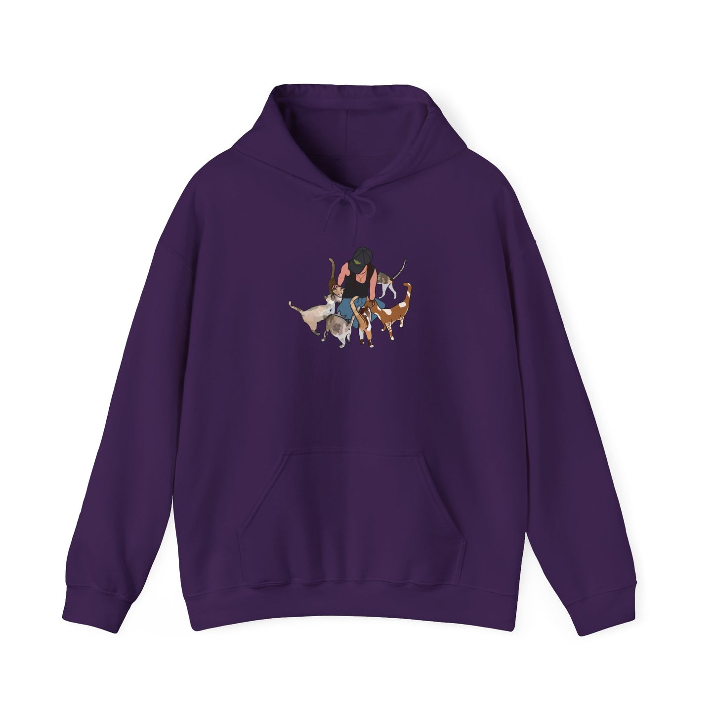 Cat Lady Hooded Sweatshirt