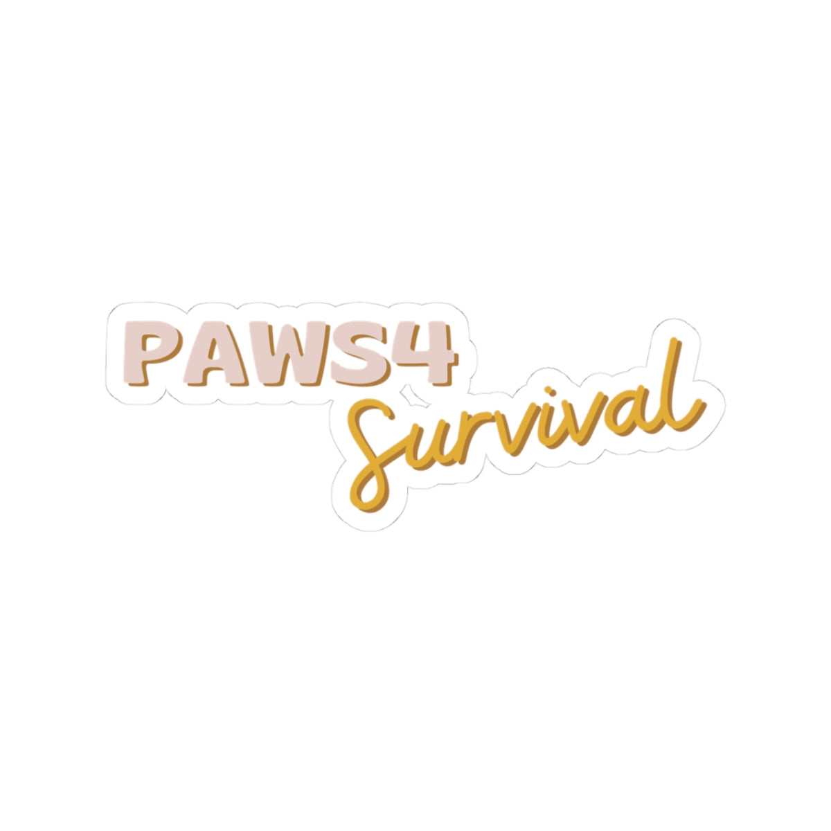 Paws4Survival Sticker