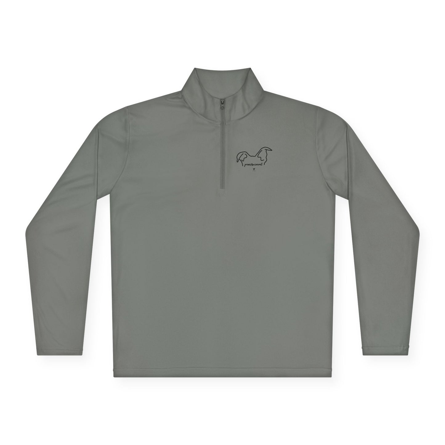 Athletic Dog Lover Quarter-Zip Pullover