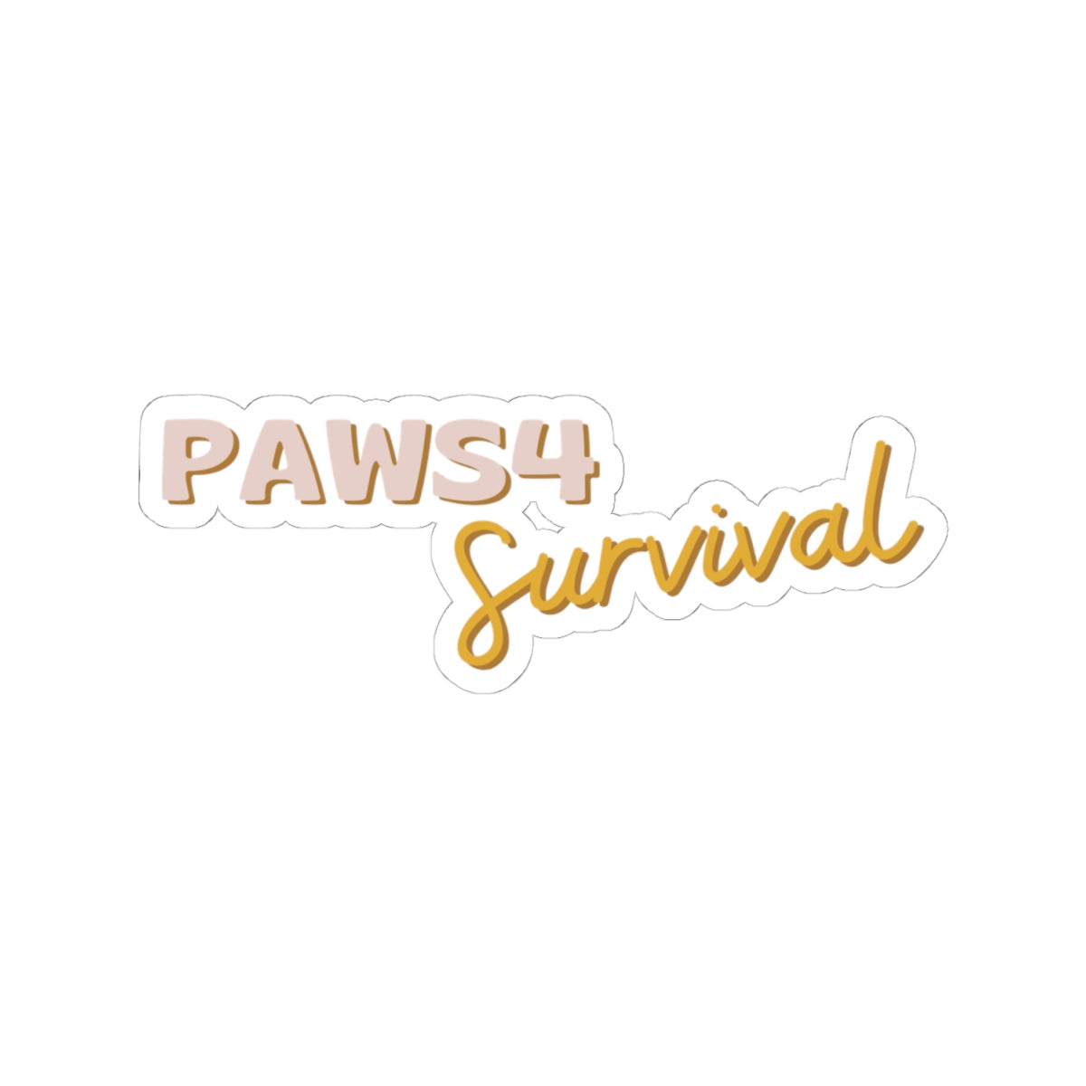 Paws4Survival Sticker