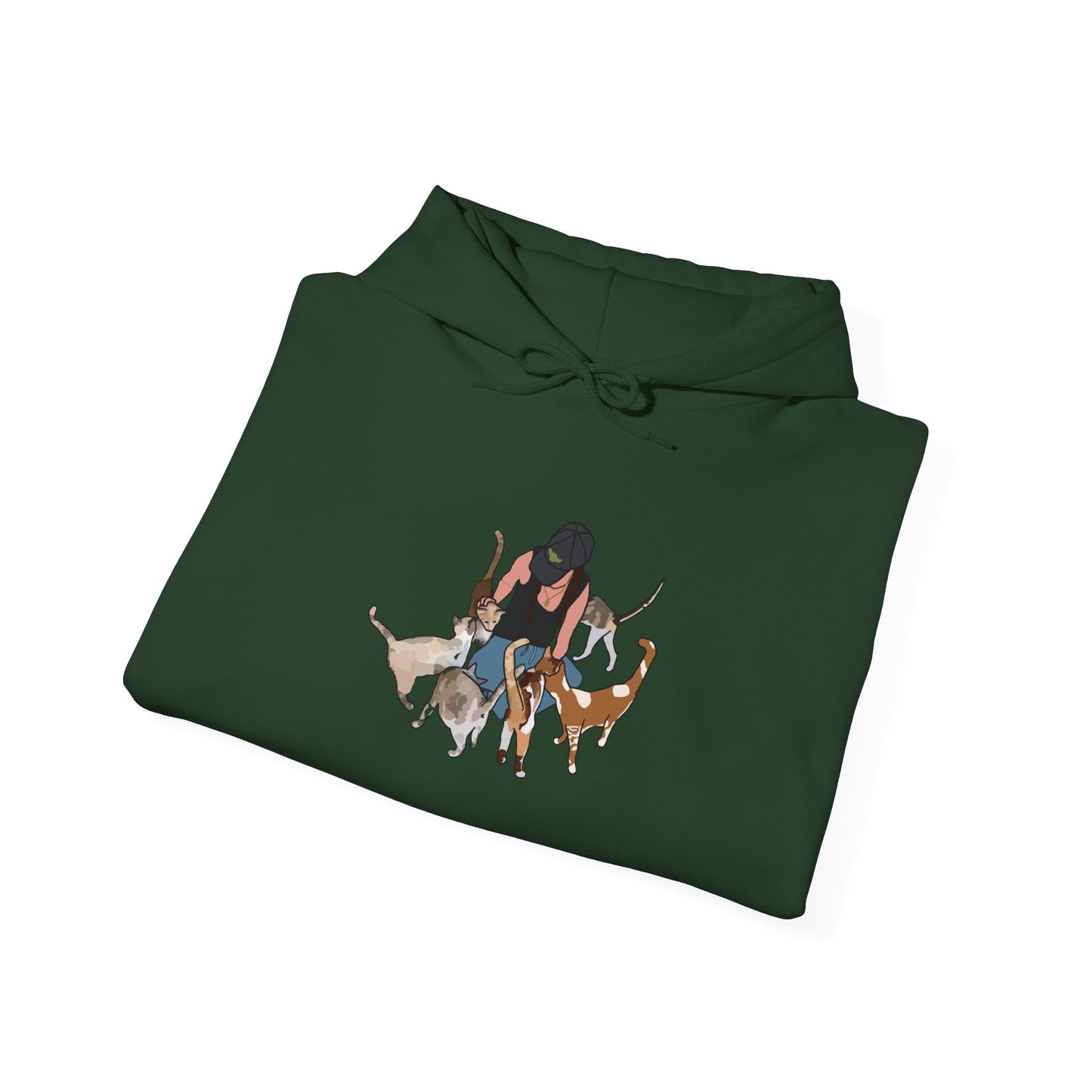 Cat Lady Hooded Sweatshirt