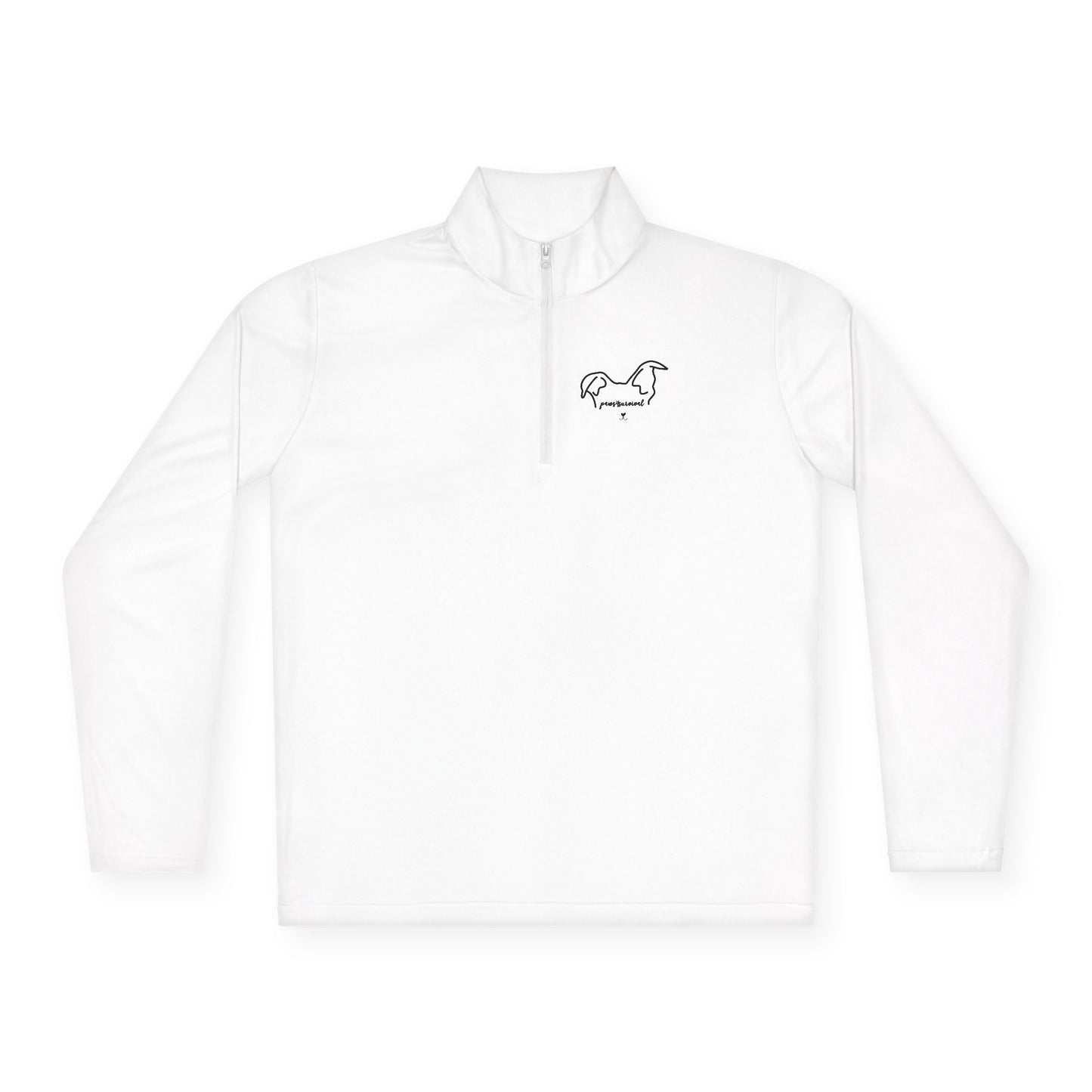 Athletic Dog Lover Quarter-Zip Pullover