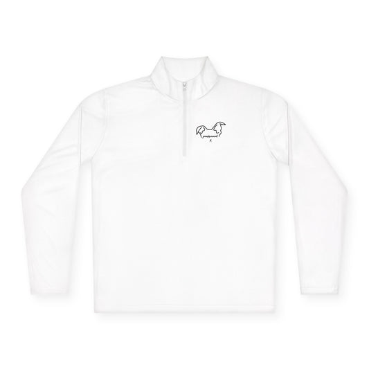 Athletic Dog Lover Quarter-Zip Pullover