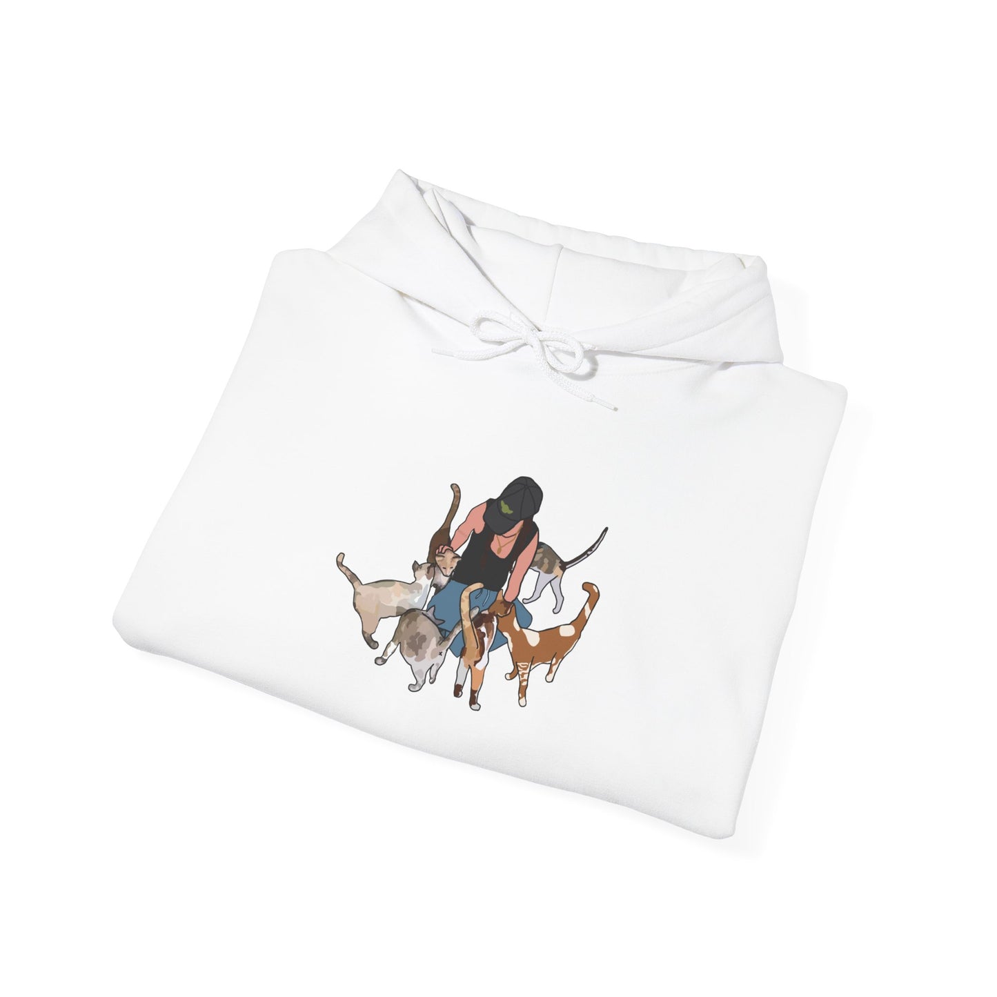 Cat Lady Hooded Sweatshirt