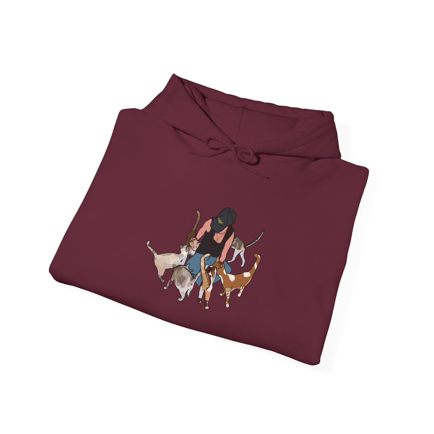 Cat Lady Hooded Sweatshirt