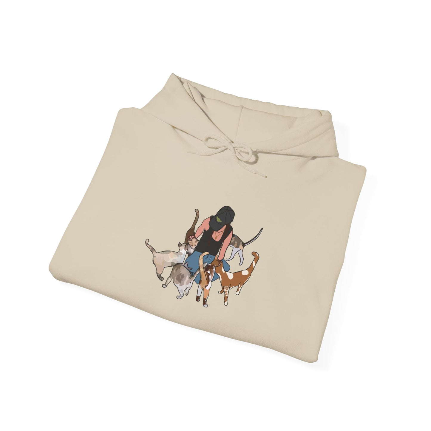 Cat Lady Hooded Sweatshirt