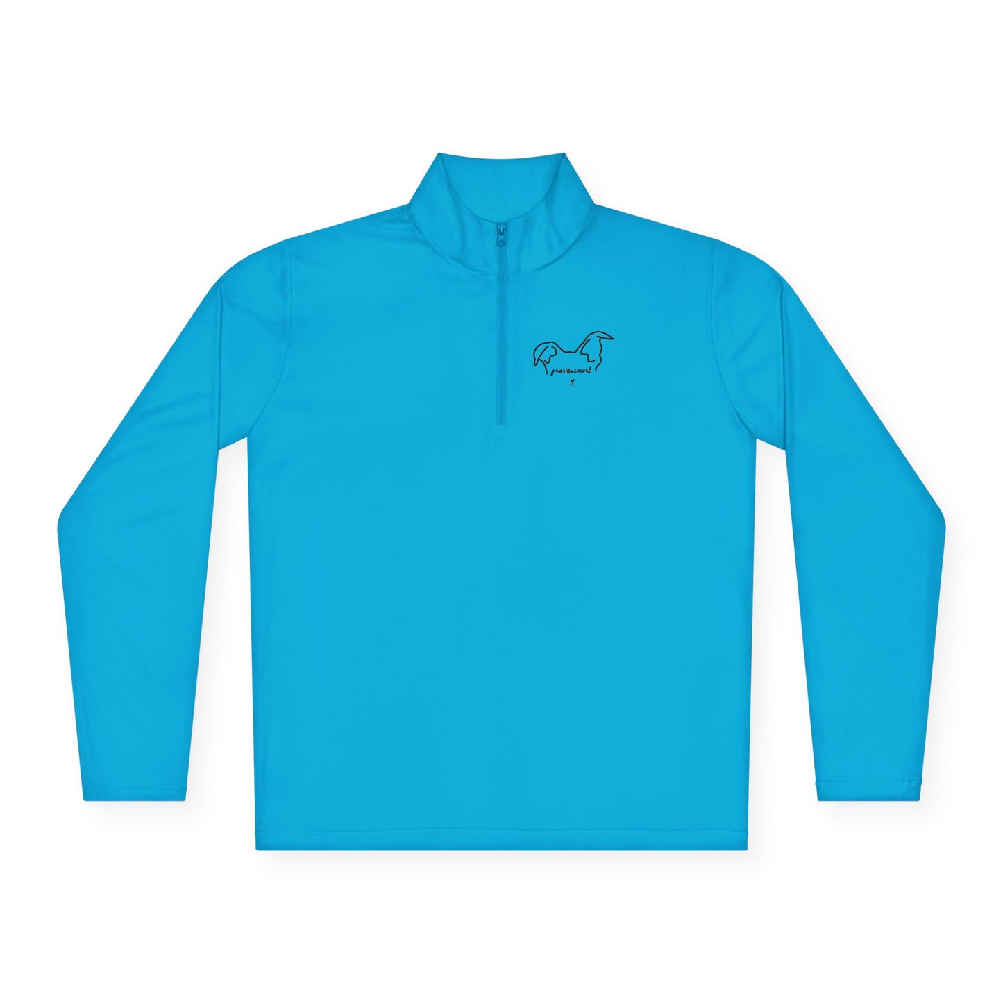 Athletic Dog Lover Quarter-Zip Pullover