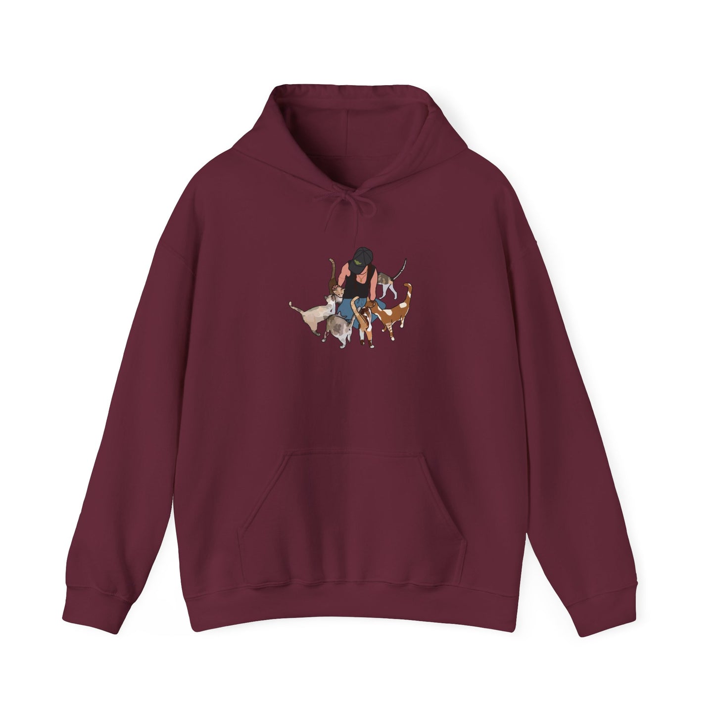 Cat Lady Hooded Sweatshirt