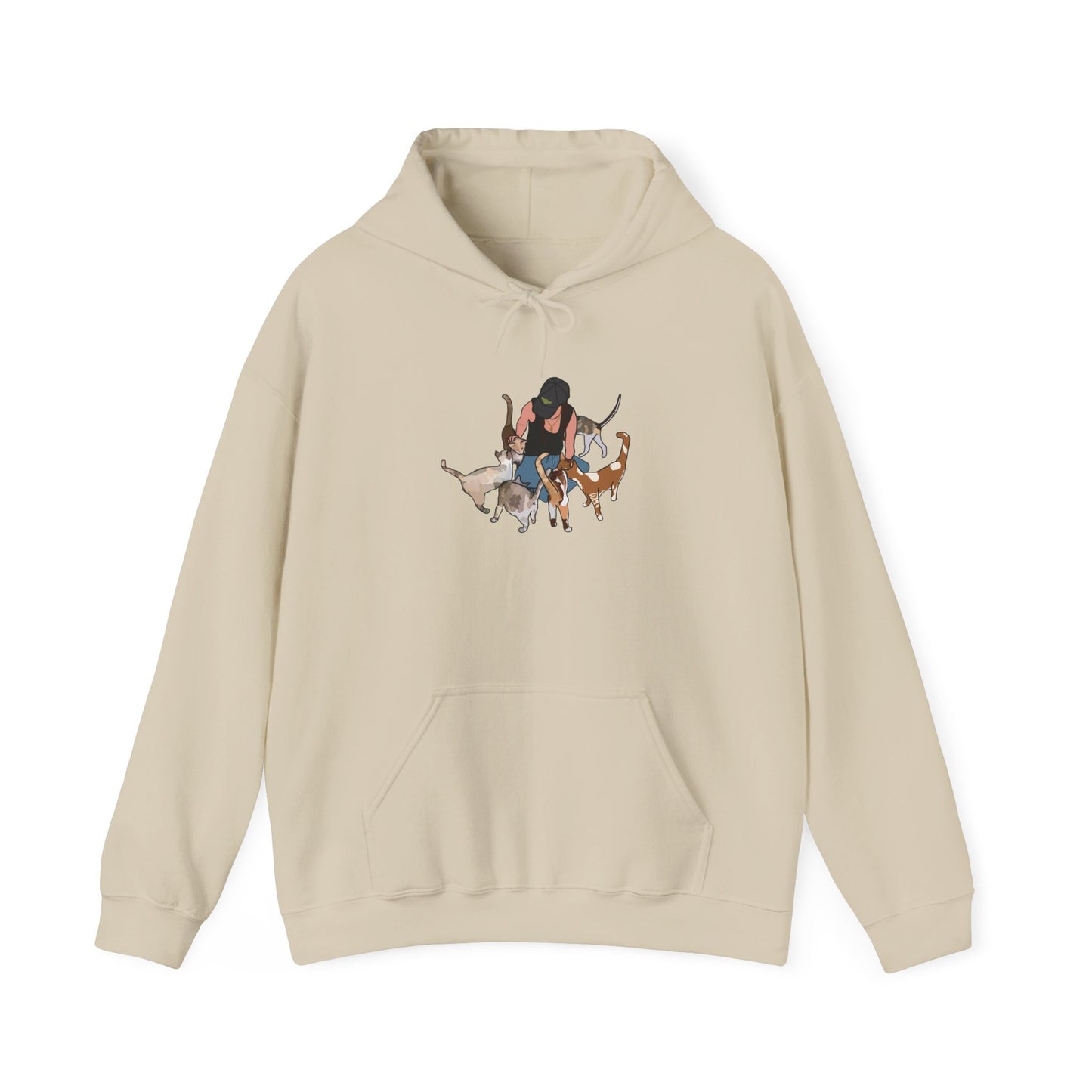 Cat Lady Hooded Sweatshirt